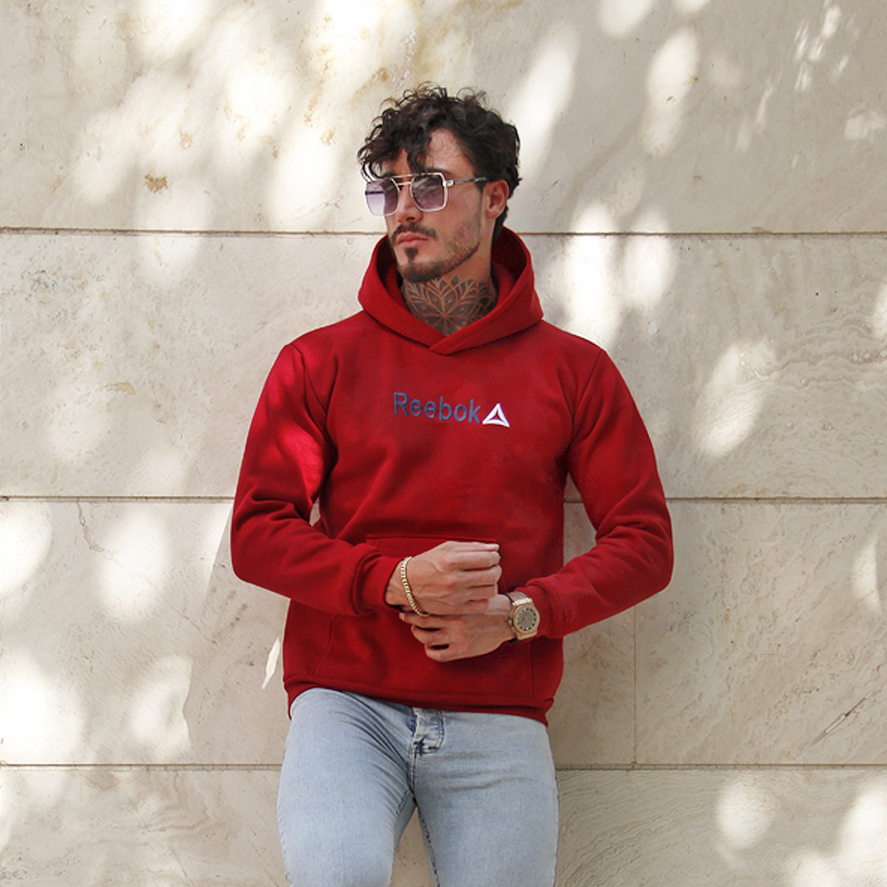 هودی مدل Reebok زرشکی